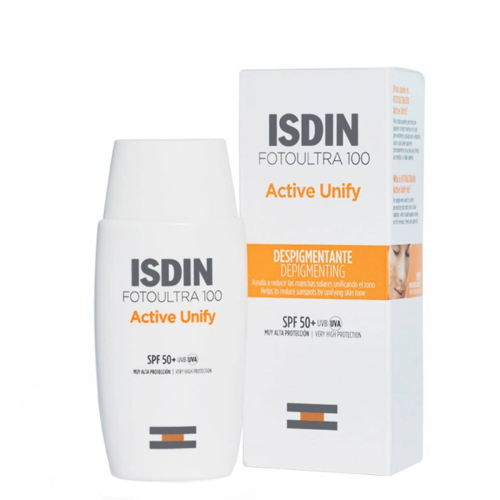 ISDIN FotoUltra 100 Active Unify Fluido Sem Cor SPF50+ 50ml