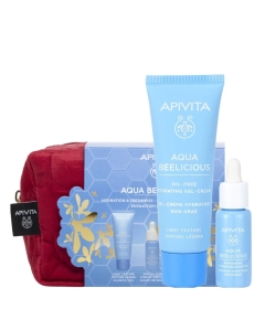 Apivita Aqua Beelicious Coffret Creme Ligeiro + Sérum + Creme Olhos